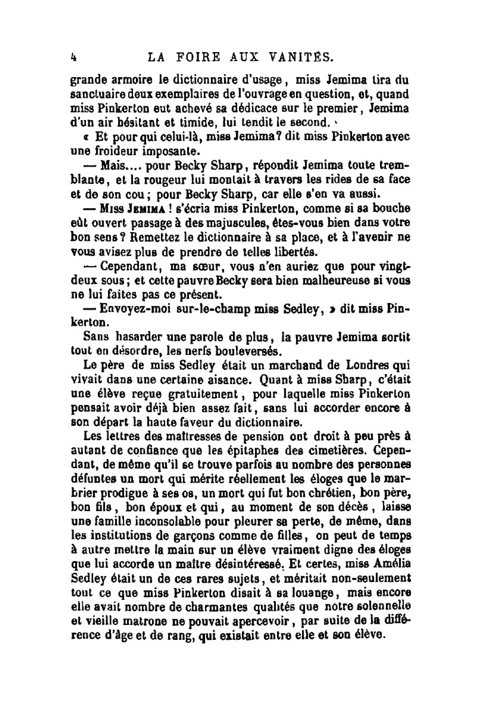 La Foire Aux Vanités. Tome 1 | W.M. Thackeray