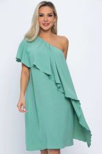 Платье Шардоне (серо-зеленое) П13770-36М LT Collection