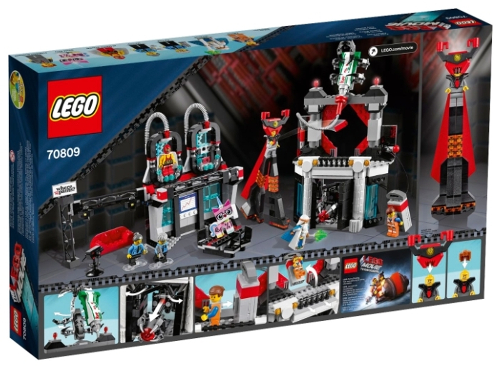 LEGO Movie: Логово лорда Бизнеса 70809 — Lord Business' Evil Lair — Лего Муви Фильм