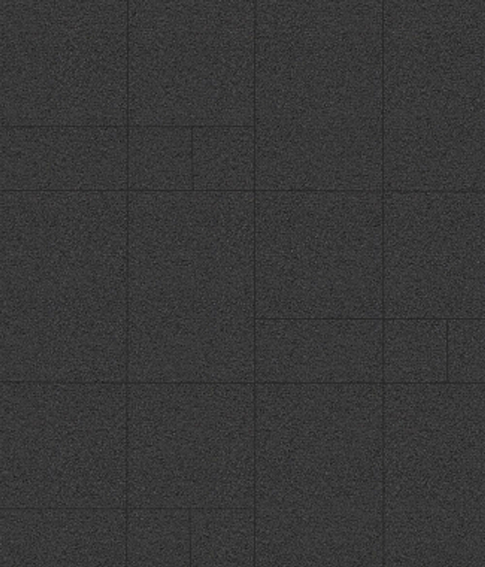 Тротуарная плитка ГРАНДО - Гранит Черный, комплект из 4 видов плит