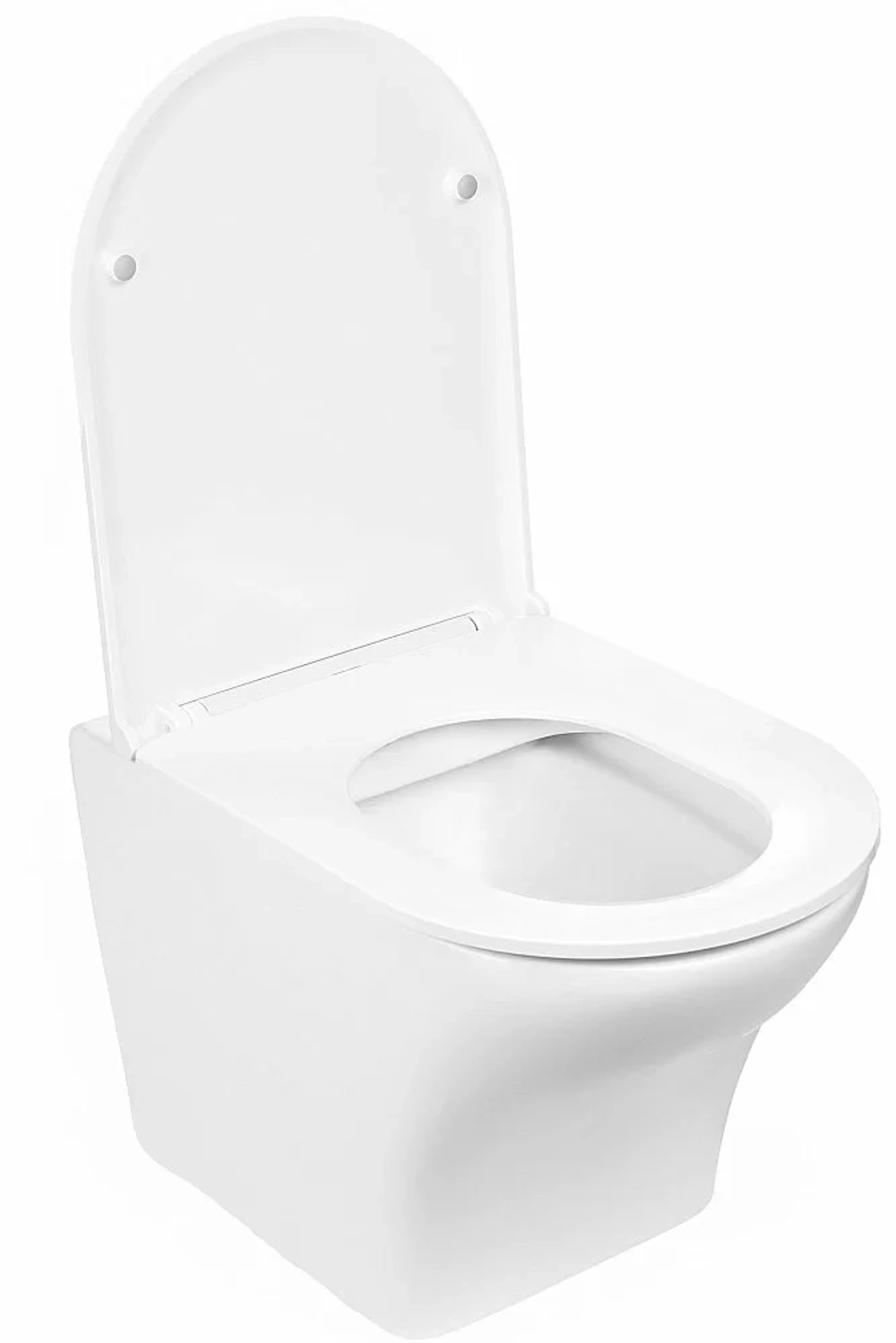 Унитаз подвесной WeltWasser AMBERG 350 + ODENBACH 004 GL-WT + AMBERG RD-BL белый глянцевый, безободковый, с крышкой микролифт, с инсталляцией и черной кнопкой