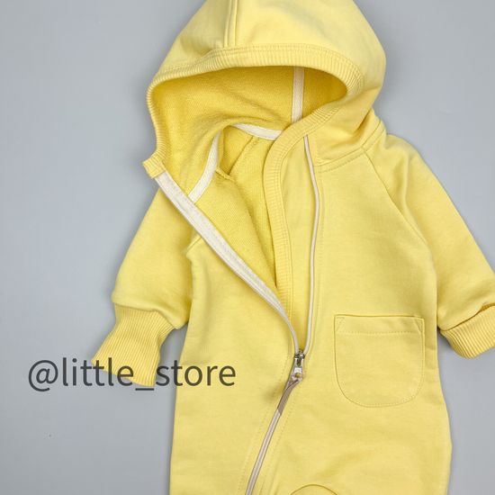 Комбинезон из футера "Simple" Банановый