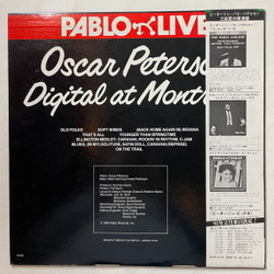 Винтажная виниловая пластинка LP Oscar Peterson Digital At Montreux (Japan 1981) (Obi)