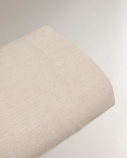 ZARA HOME НАВОЛОЧКА В ПОЛОСКУ, БЕЖЕВЫЙ