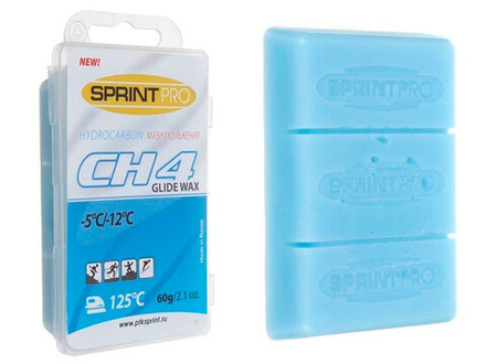 Мазь скольжения в парафин SPRINT PRO серия CH 60гр  CH4 -5 -12C  blue