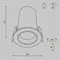 Встраиваемый светильник Technical DL125-L12-3K-W