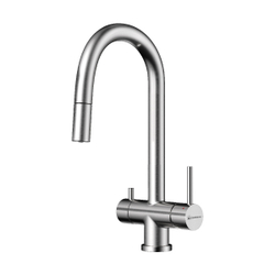 Смеситель для кухни Omoikiri Akita-S-BN Нержавеющая сталь