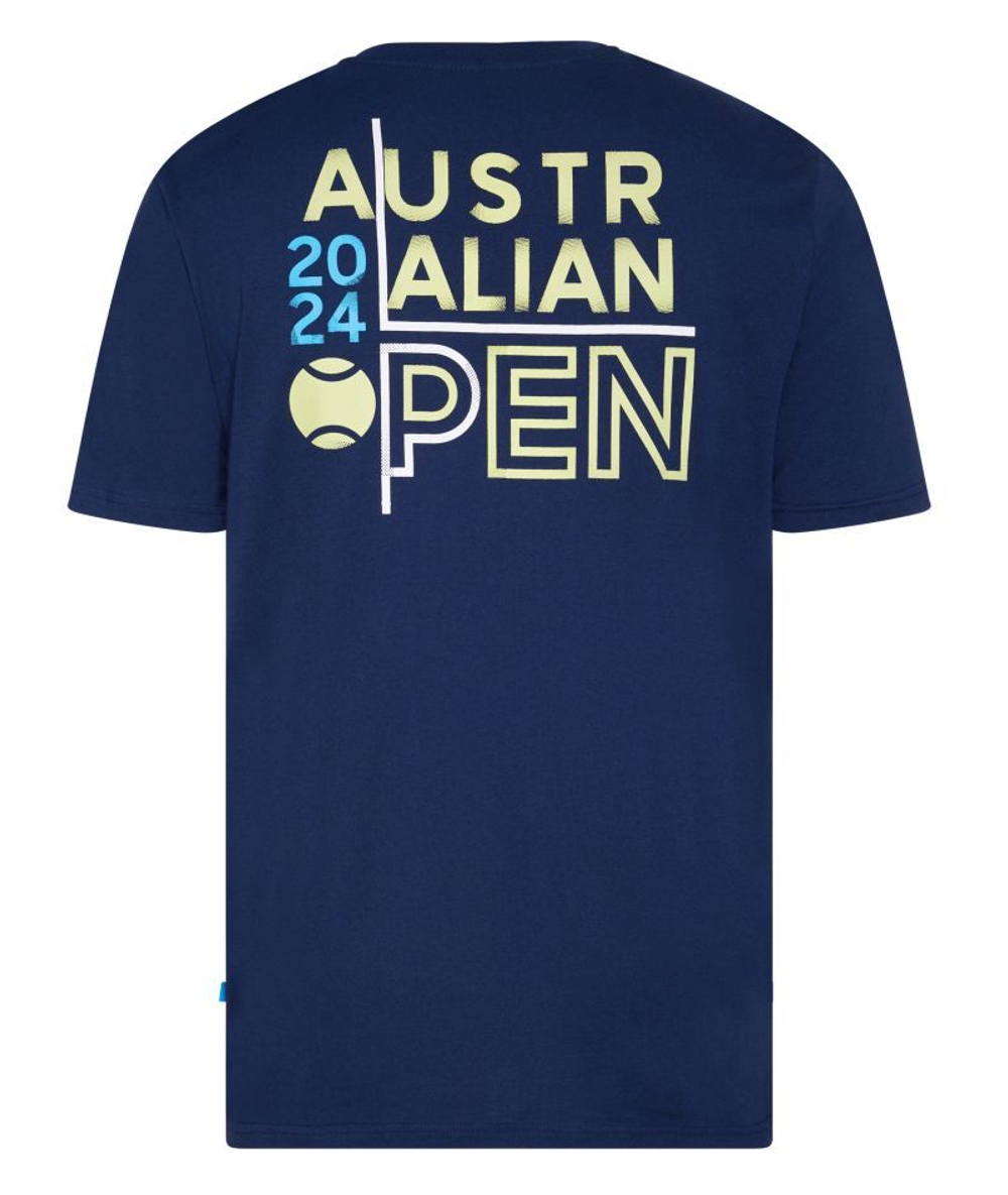 Мужская теннисная футболка Australian Open T-Shirt Australian Open 2024 - navy