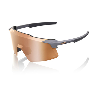 Спортивные очки 100% AEROCRAFT Soft Tack Grey - HiPER Copper Mirror Lens