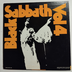 Винтажная виниловая пластинка LP Black Sabbath Vol. 4 (Japan 1980)