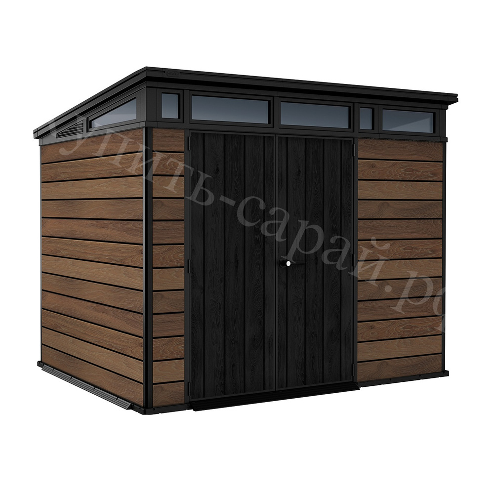 Садовый сарай Keter Signature Pent 9x7 brown