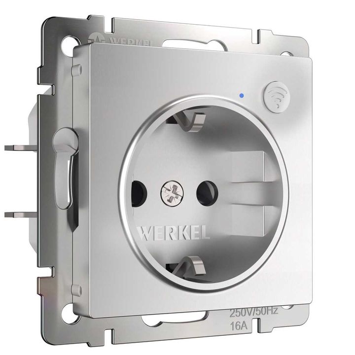 Розетка Wi-Fi Werkel (Умный дом) серебряный W1171606 a056420
