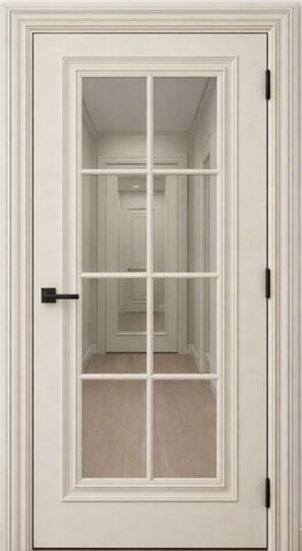 Стекло Сиэтл Решетка эмаль Мокко без пат. (рефлектив серебро)