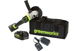 УШМ GREENWORKS GD24AGK4 24 V аккумуляторная   3200207UB