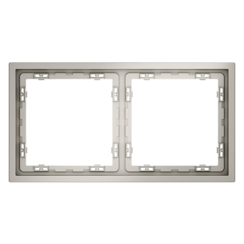 Рамка пластиковая VOLTUM S70 на 2 поста, (кашемир)