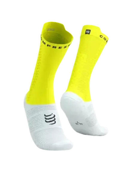 Носки Pro Racing Socks V4.0 Bike White Safe Yellow
