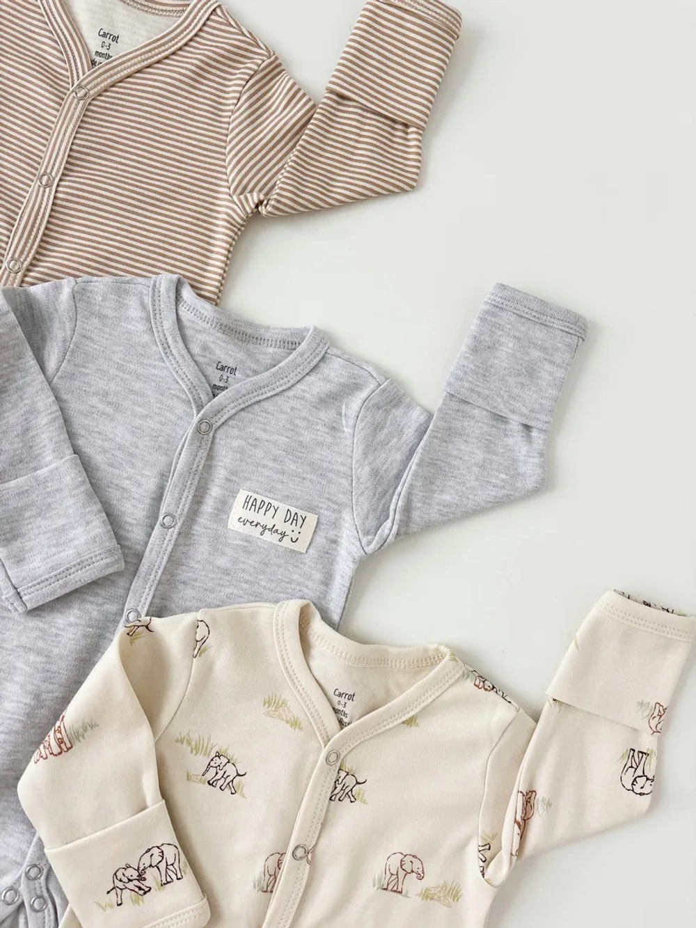 Слип тройка на кнопках "Every day "Me&Mom"