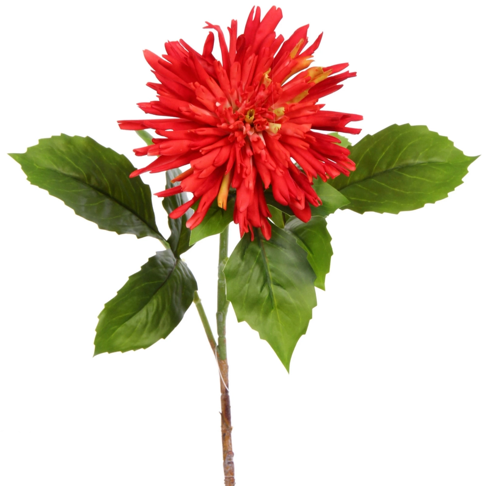 Цветок искусственный «Natur» 74см Хризантема красная