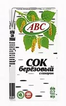 Белорусский сок &quot;АВС&quot; Берёзовый 0,2л. - купить с доставкой по Москве и всей России