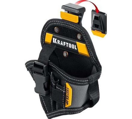 Кобура для компактного шуруповерта с быстросъёмным креплением KRAFTOOL FastClip KH-5C 38770