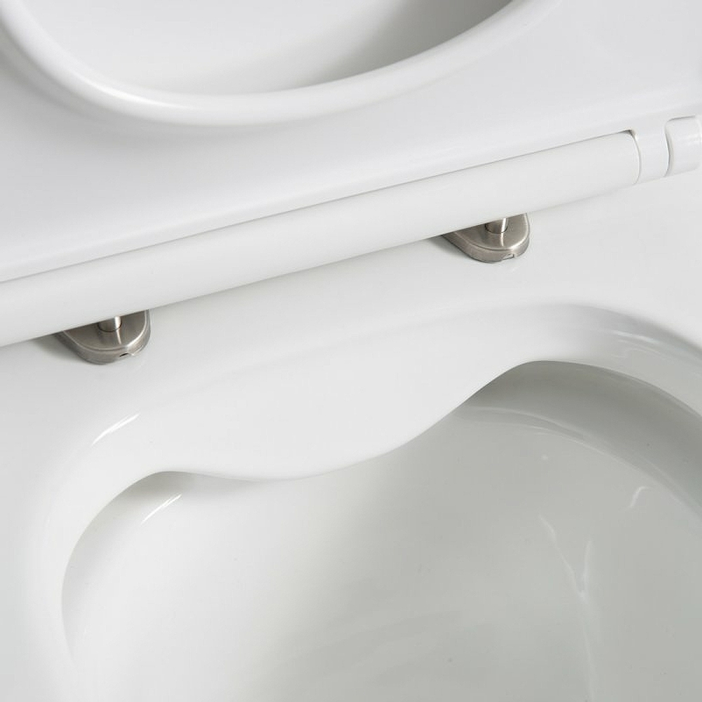 Унитаз компакт BelBagno Lounge BB045CPR без бачка и сиденья