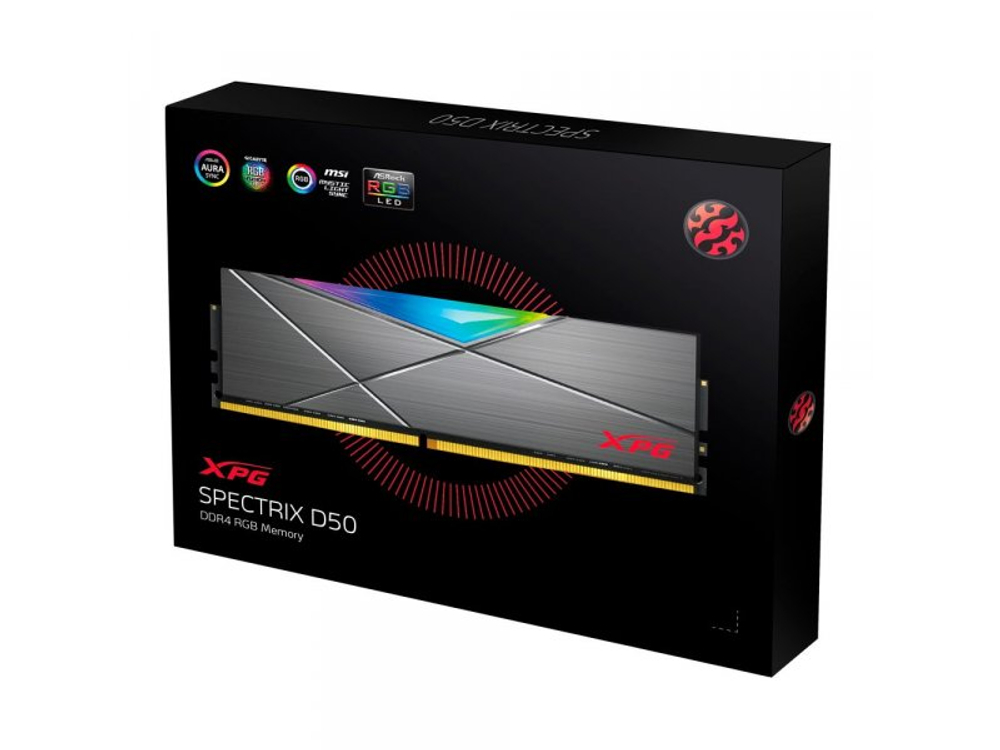 Оперативная память ADATA Spectrix AX4U320016G16A-DT50, DDR4 2х 32ГБ 3200 МГц, DIMM, RTL