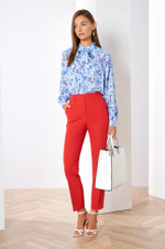 3830 Брюки женские (красный)