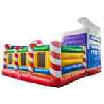 Коммерческий надувной батут «Веселый домик»,  6*5*4 м