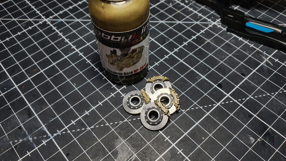 Краска лаковая HobbyLink Titanium Gold HP-9007