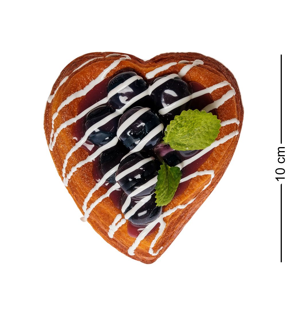 QS-29/2 Пирожное «Ягодный бисквит» (имитация, магнит)