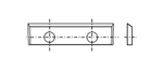 HM нож сменный TIGRA 23х7х1.5x14 T04F-CR