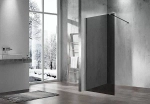 Душевая перегородка Vincea Walk-In VSW-1H800CGGM 80 вороненая сталь/стекло тонированное