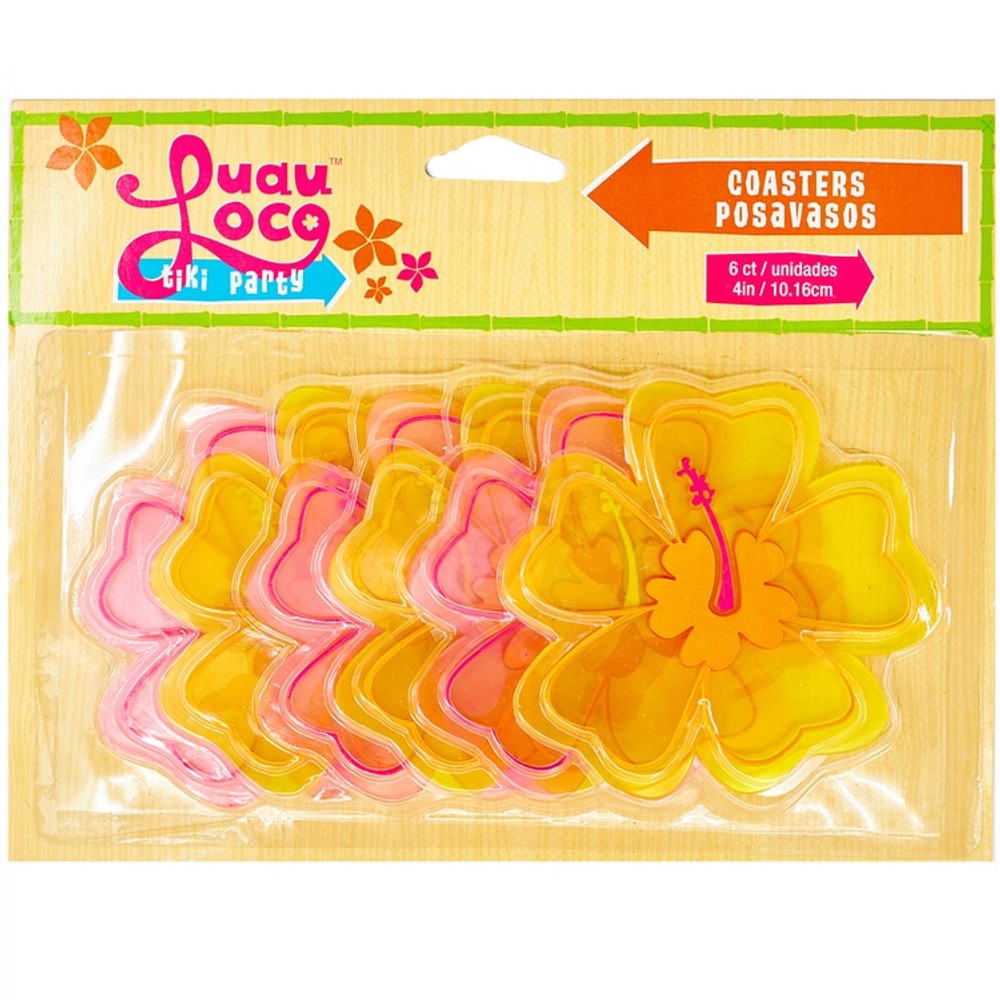 Подставка под стаканы "Гибискусы" 6 шт