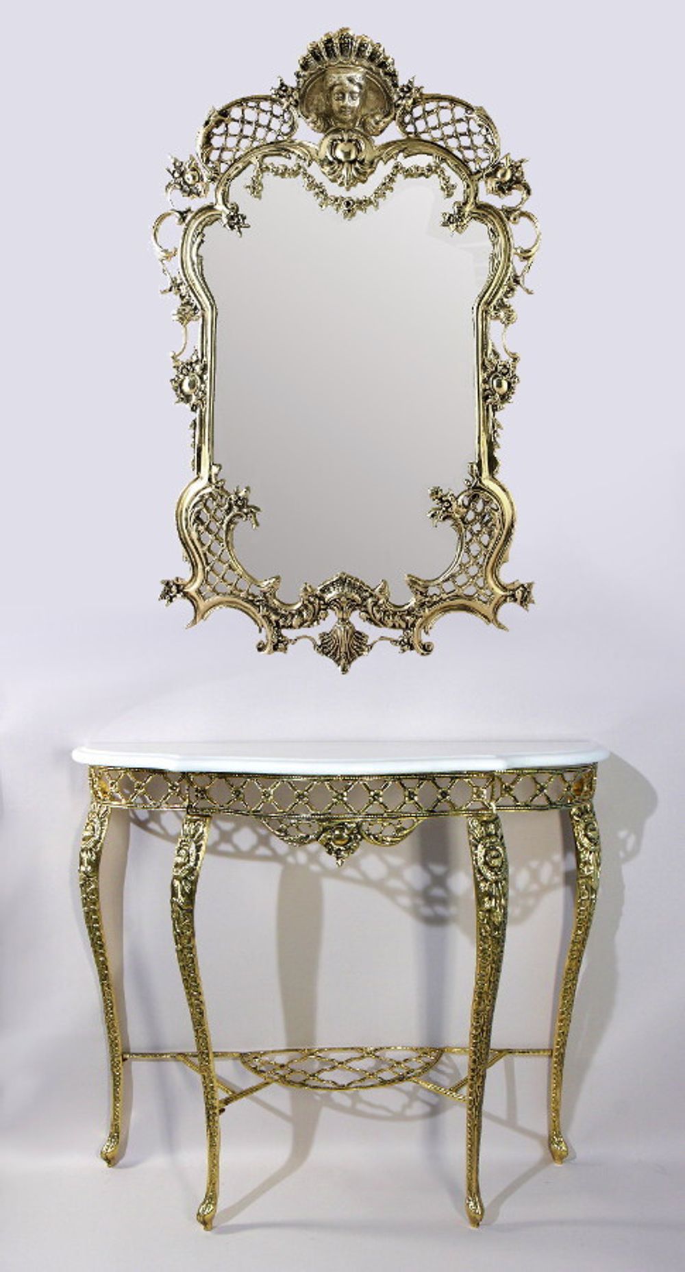 Bello De Bronze Консоль Рендада, золото