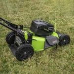 Аккумуляторная газонокосилка Greenworks GC82LM51SP2K2 82В (1 x 5 Ач, ЗУ) нож 51 см, 2515907UB