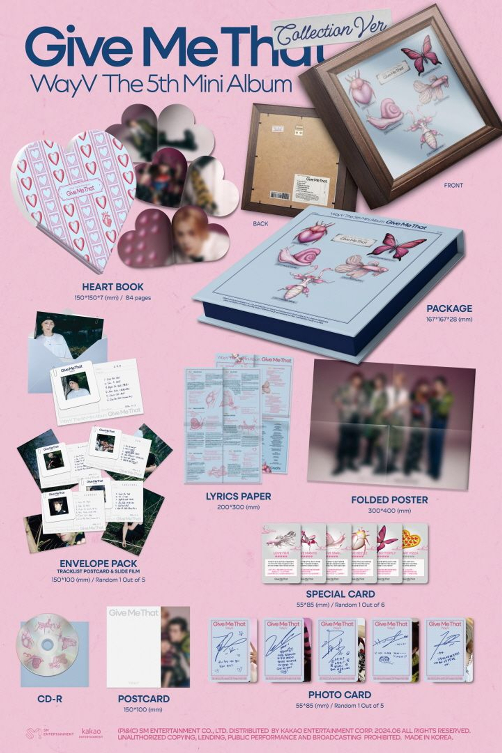 Альбом WAYV - GIVE ME THAT 5th Mini Album BOX Version