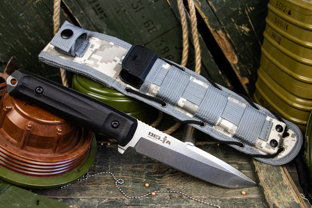 Тактический нож Delta N690 StoneWash G10