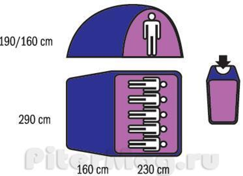 Палатка Husky Bigless  5