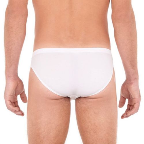 Мужские трусы слипы белые HOM Supreme Cotton 40-2448-0003