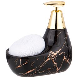 ДОЗАТОР ДЛЯ МОЮЩЕГО СРЕДСТВА "FANTASY" 350 МЛ. 11*9 СМ. ВЫСОТА=16 СМ. + ГУБКА (КОР=24ШТ.)