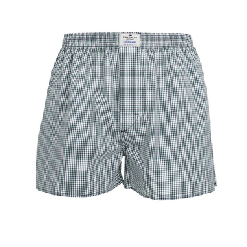 Мужские трусы-шорты белые в клетку Tom Tailor 070278/5100 8433
