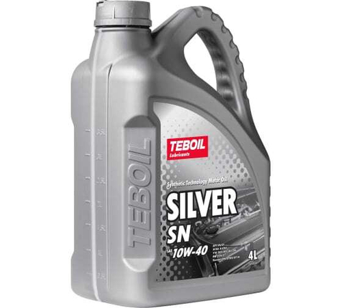 Масло TEBOIL Silver L 10W40 SL/CF A3/B4 (4л) п/синтетика