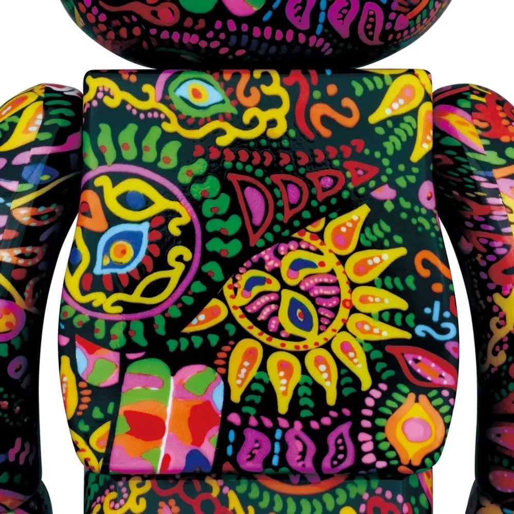 BE@RBRICK PSYCHEDELIC PAISLEY