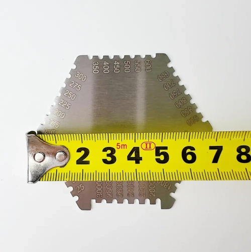 Гребенка для мокрой пленки. Толщинометр. Измерительный инструмент.