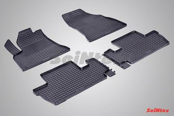 Резиновые коврики в салон Peugeot 3008 (2009-2017) "Сетка"