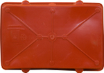 Ящик сплошной 502×332×150 мм, объем 17 л., арт.: 307, синий, код: 03793