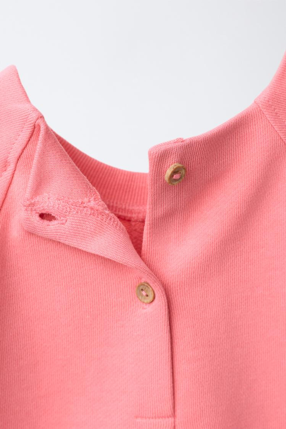 ZARA КОРОТКИЙ КОМБИНЕЗОН ИЗ ФУТЕРА, КОРАЛЛОВО-КРАСНЫЙ