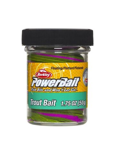 Паста форелевая Berkley PowerBait Trout Bait Triple Swirls, 50 г, Hippie Hypnotize
