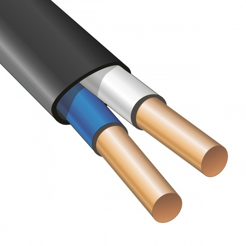 Кабель силовой ВВГ-Пнг(А)-LS 2х1,5 медный плоский ГОСТ 31996 ККЗ KKZ40-00000509