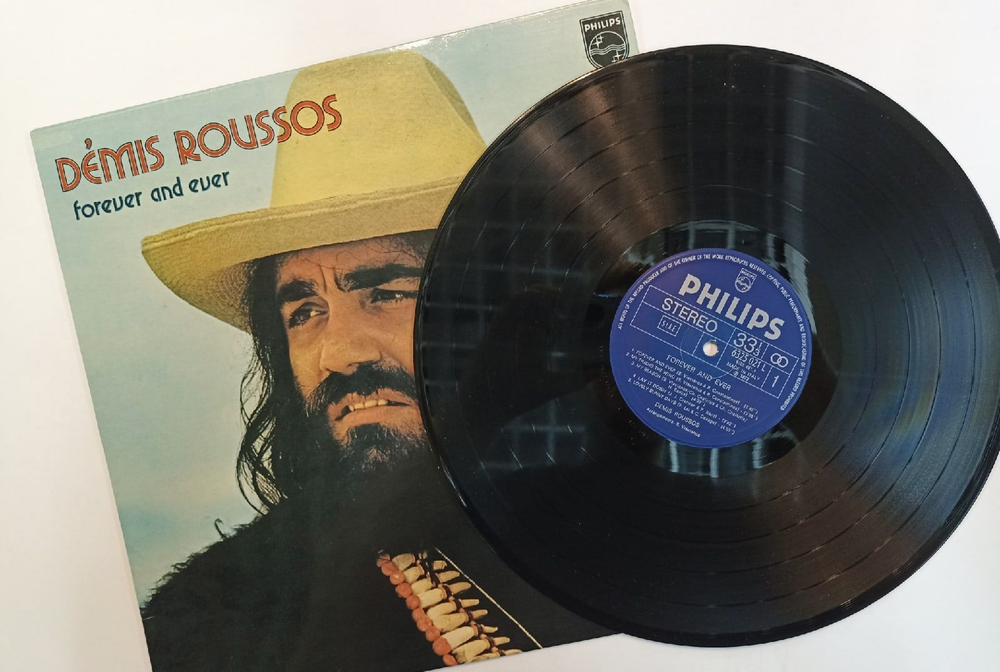 Винтажная виниловая пластинка Demis Roussos Forever And Ever (Italy 1973)